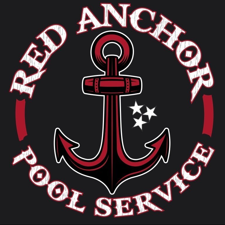Red Anchor Pool Service Logo
